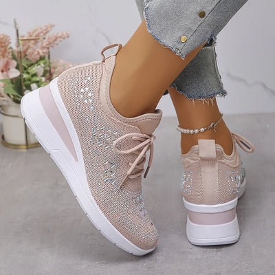 Nirvald™– Ortopediske sko med glitrende strass