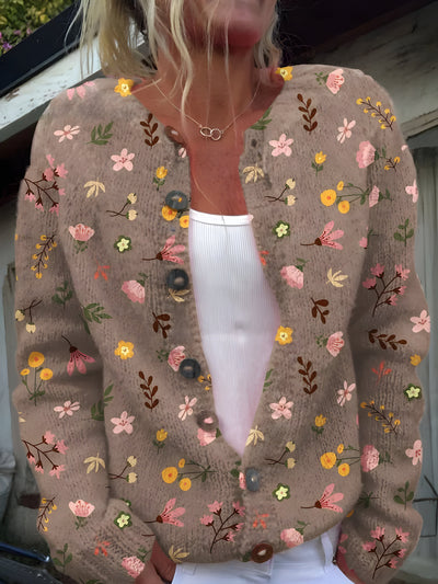 Nirvald™ - Blomstrete Cardigan