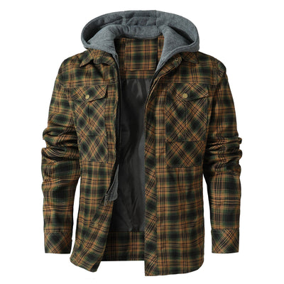 Nirvald | Flannel Hoodiejakke