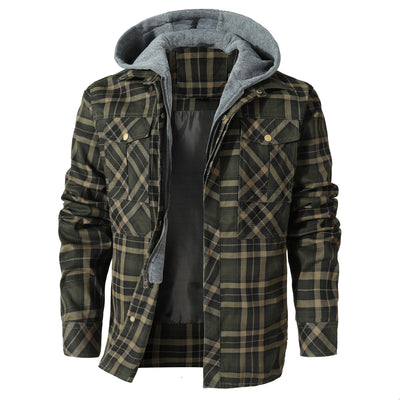 Nirvald | Flannel Hoodiejakke
