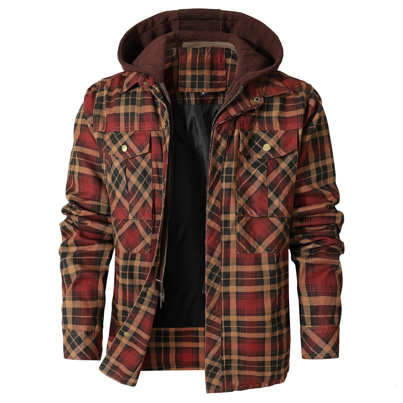 Nirvald | Flannel Hoodiejakke