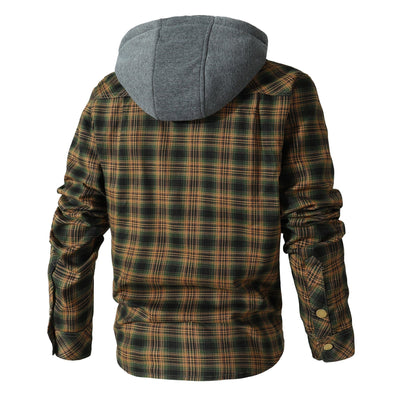 Nirvald | Flannel Hoodiejakke