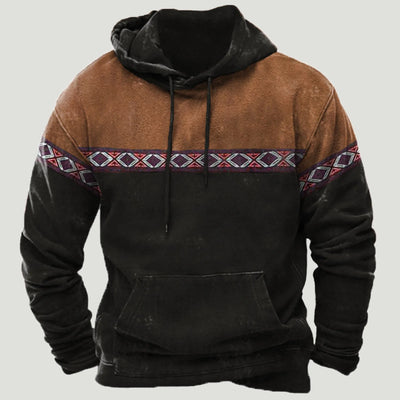 Nirvald™ – Etno-Inspirert Patchwork Hoodie