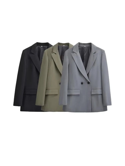 Nirvald™ - Elegante damesblazer met double-breasted design