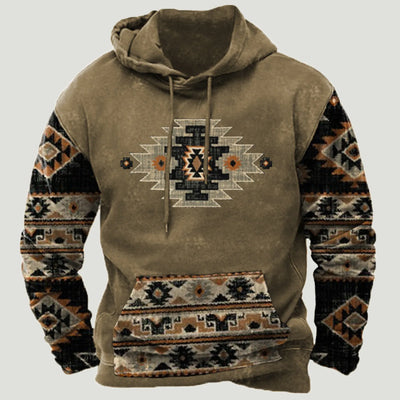 Nirvald™ – Etno-Inspirert Patchwork Hoodie