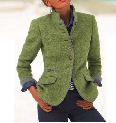 Nirvald™ - Elegant cardigan med høy krage