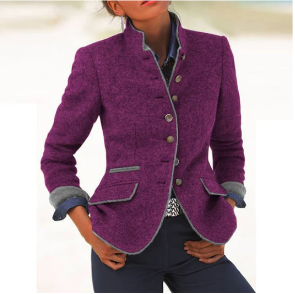 Nirvald™ - Elegant cardigan med høy krage