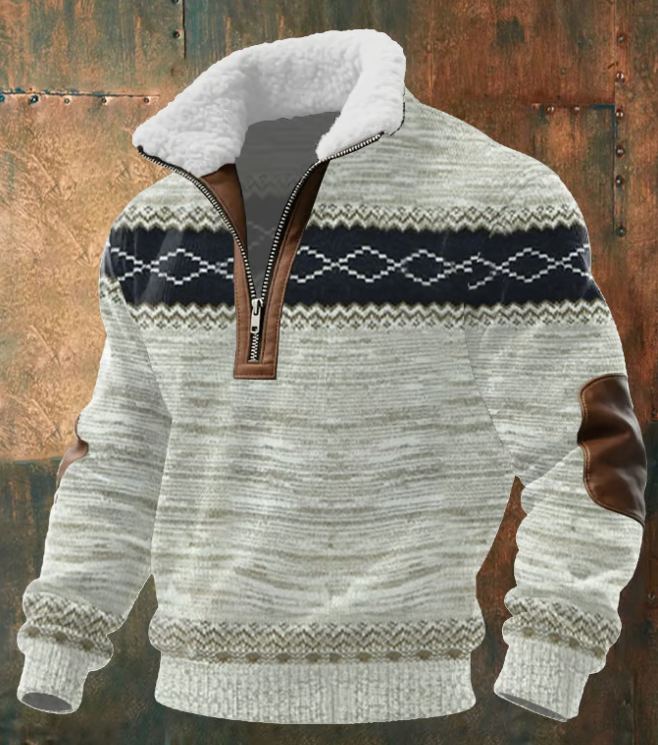 Nirvald™ – Klassisk Nordisk Half-Zip Genser