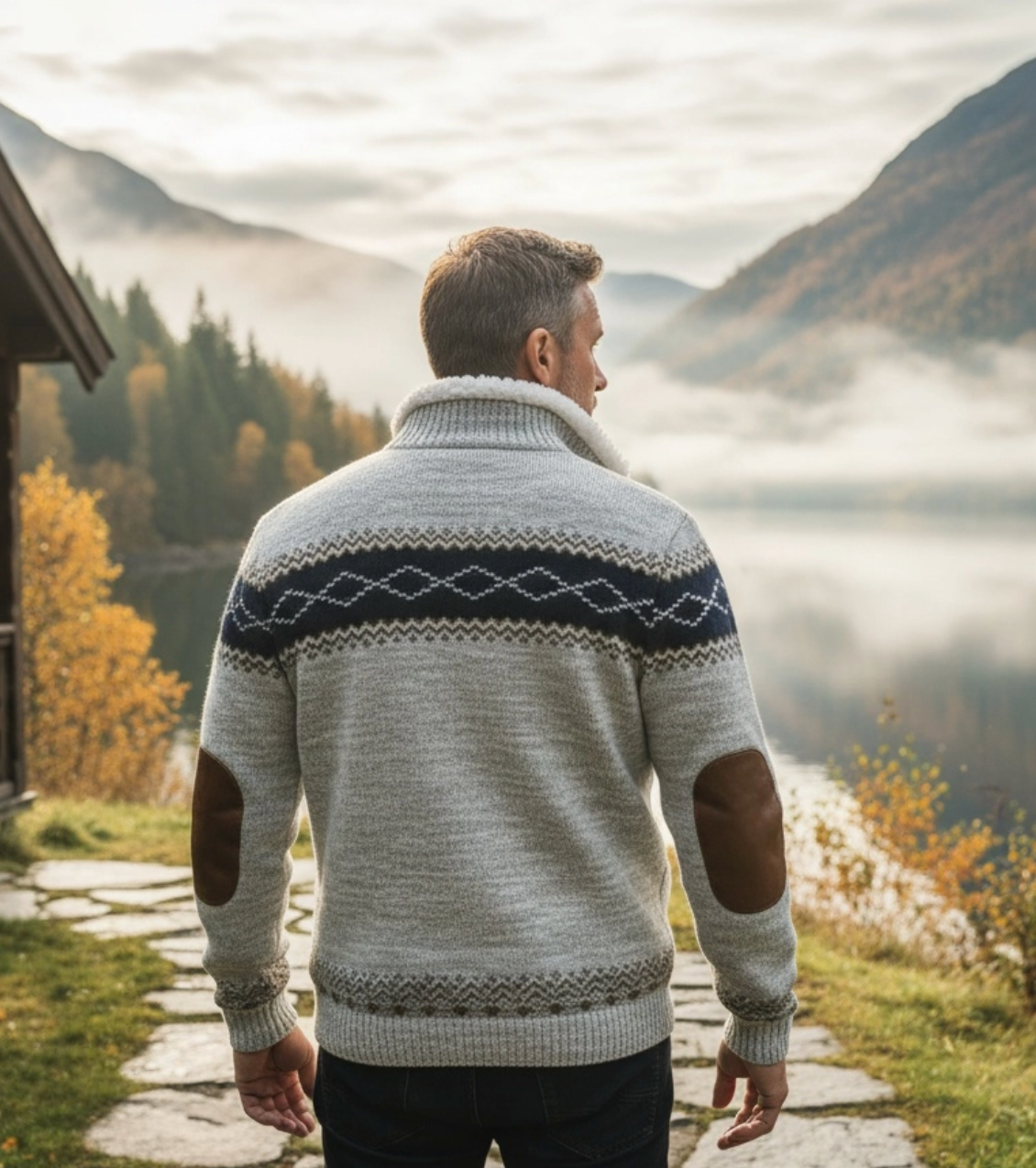 Nirvald™ – Klassisk Nordisk Half-Zip Genser