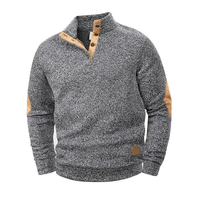 Nirvald™ – Klassisk Henley med Ståkrage