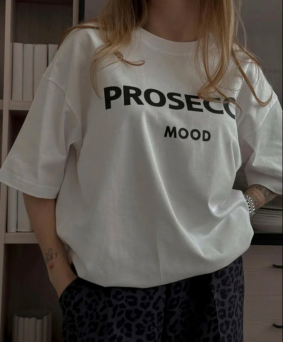 Nirvald™- Oversized T-Skjorte med Grafisk Trykk
