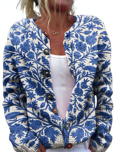 Nirvald™ - Blomstrete Cardigan