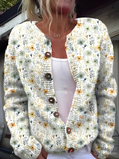 Nirvald™ - Blomstrete Cardigan