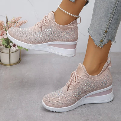 Nirvald™– Ortopediske sko med glitrende strass