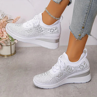 Nirvald™– Ortopediske sko med glitrende strass