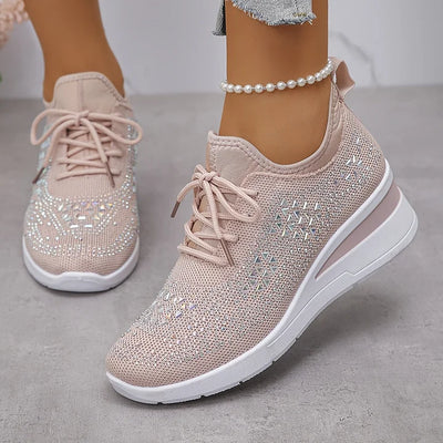 Nirvald™– Ortopediske sko med glitrende strass